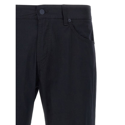 Hugo Boss Blue Cotton Casual Pants