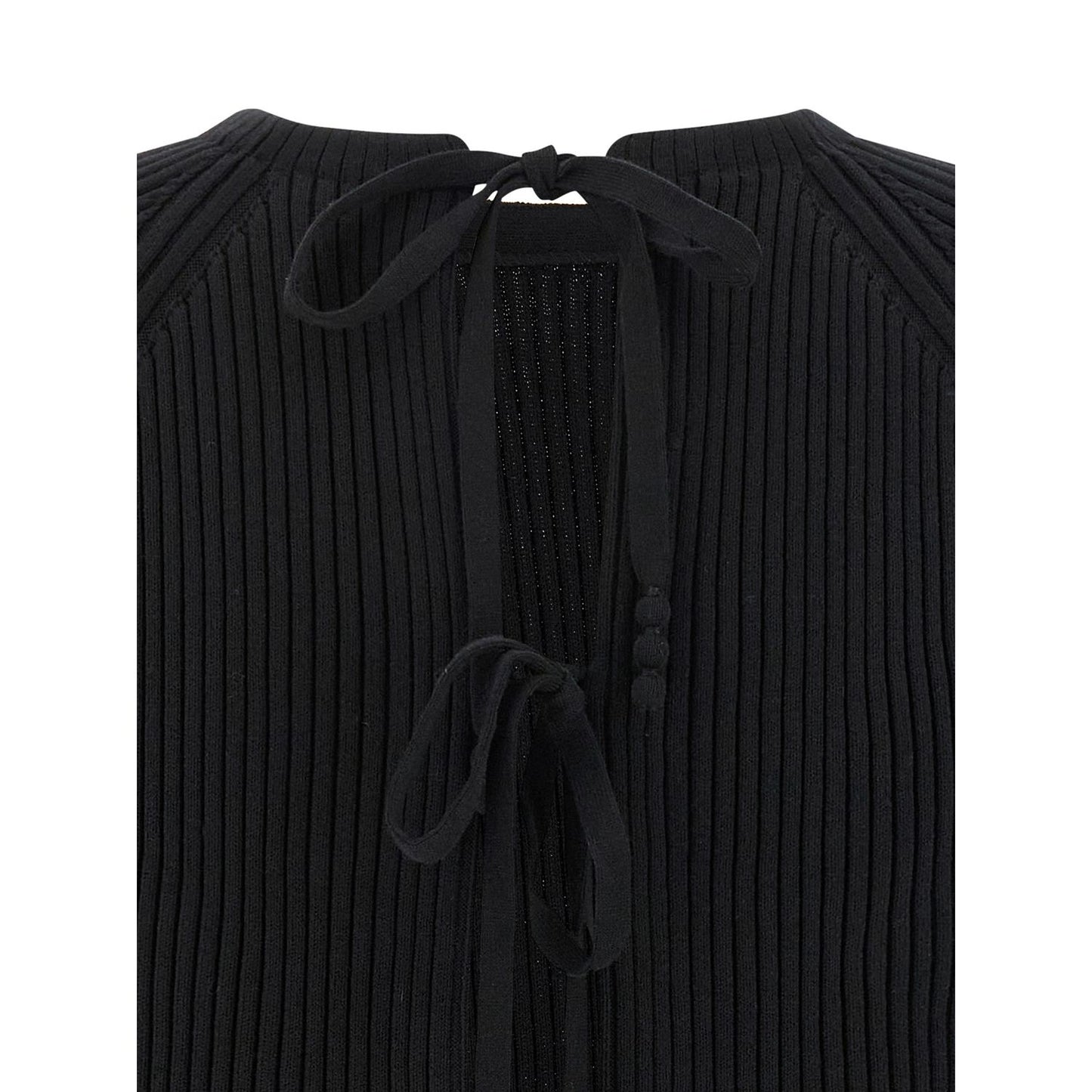 Tory Burch Black Cotton Cardigan