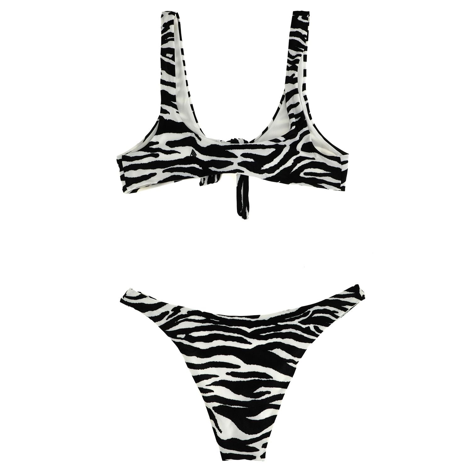 The Attico Bicolor Polyamide Bikini