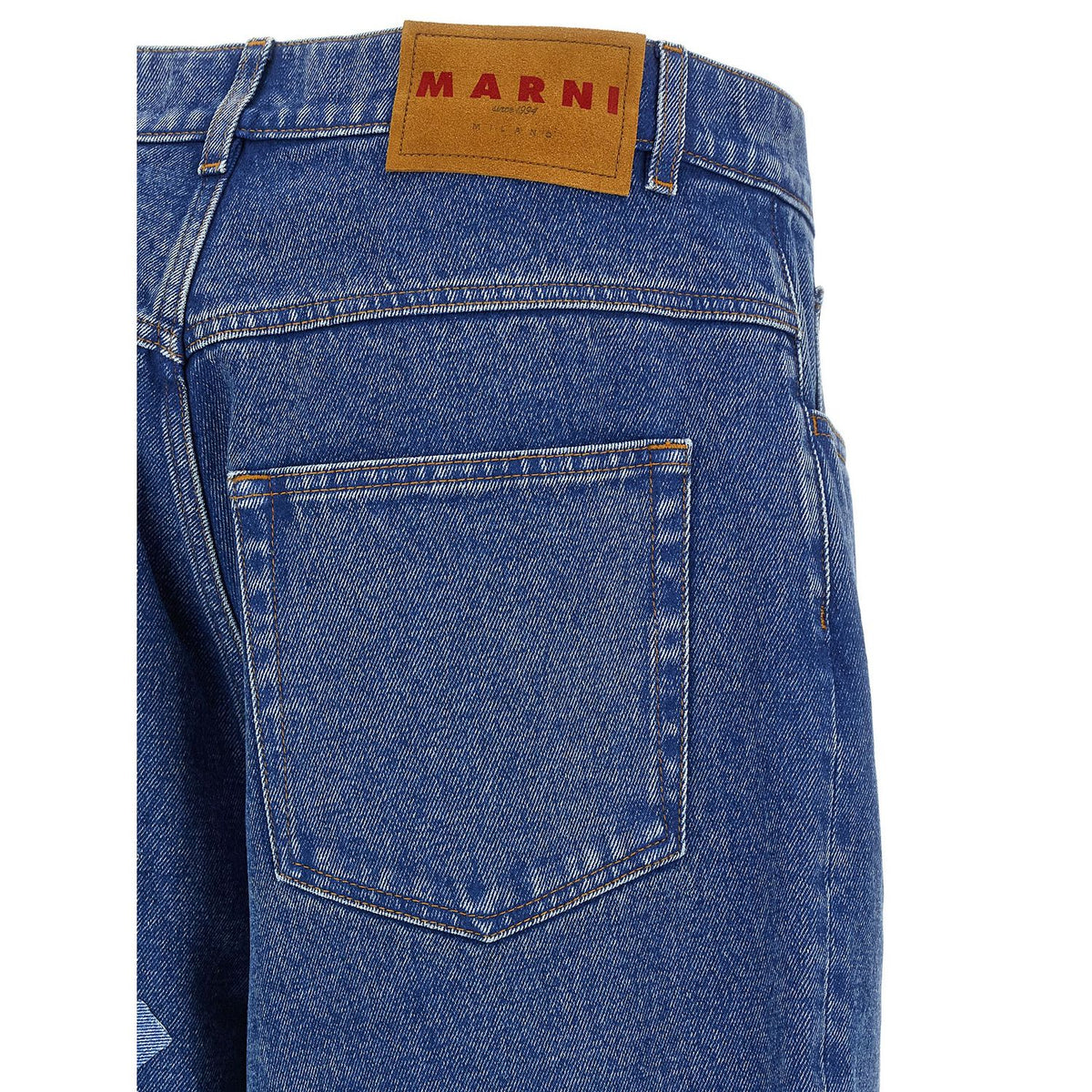 Marni Blue Cotton Jeans Denim