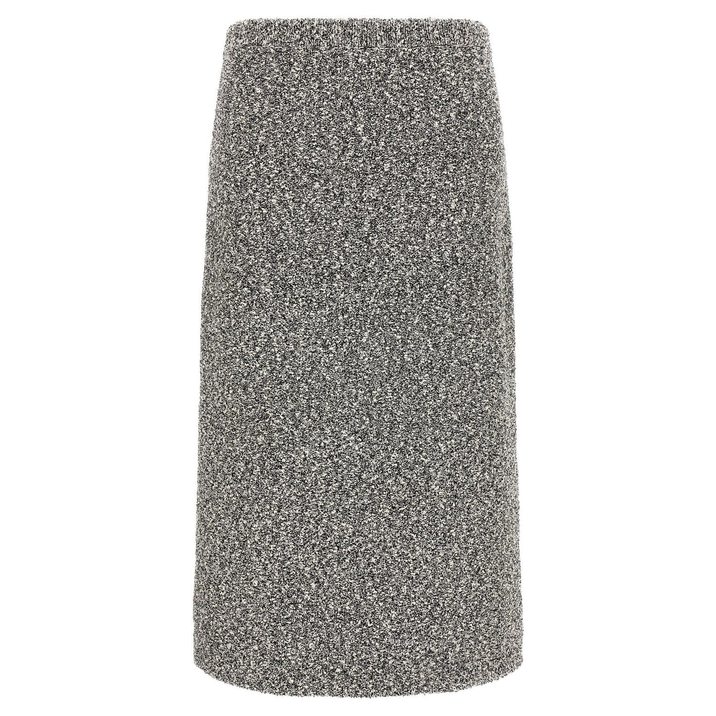 Tory Burch Black Polyamide Midi Skirt