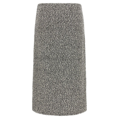 Tory Burch Black Polyamide Midi Skirt
