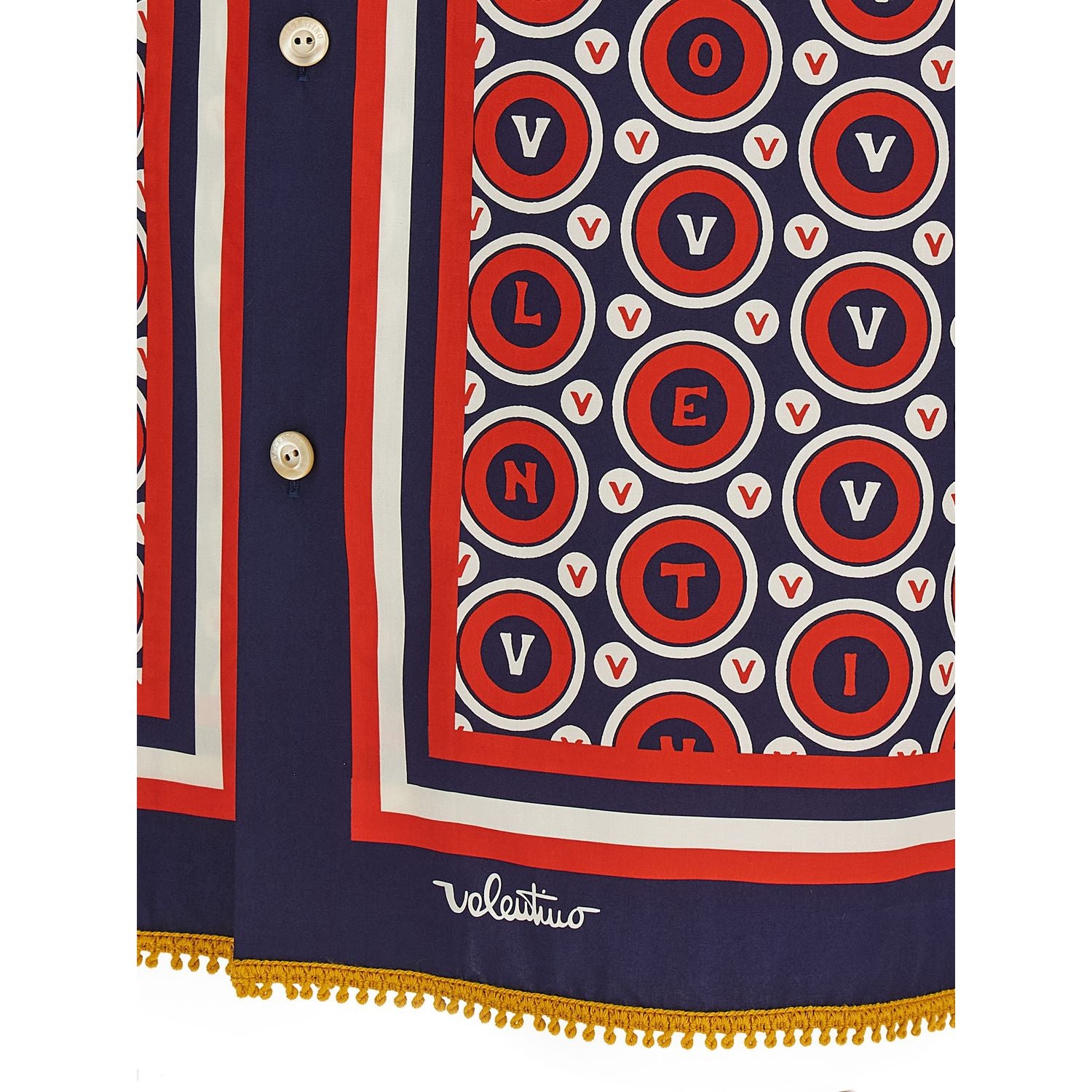 Valentino Garavani Multicolor Cotton Blouse
