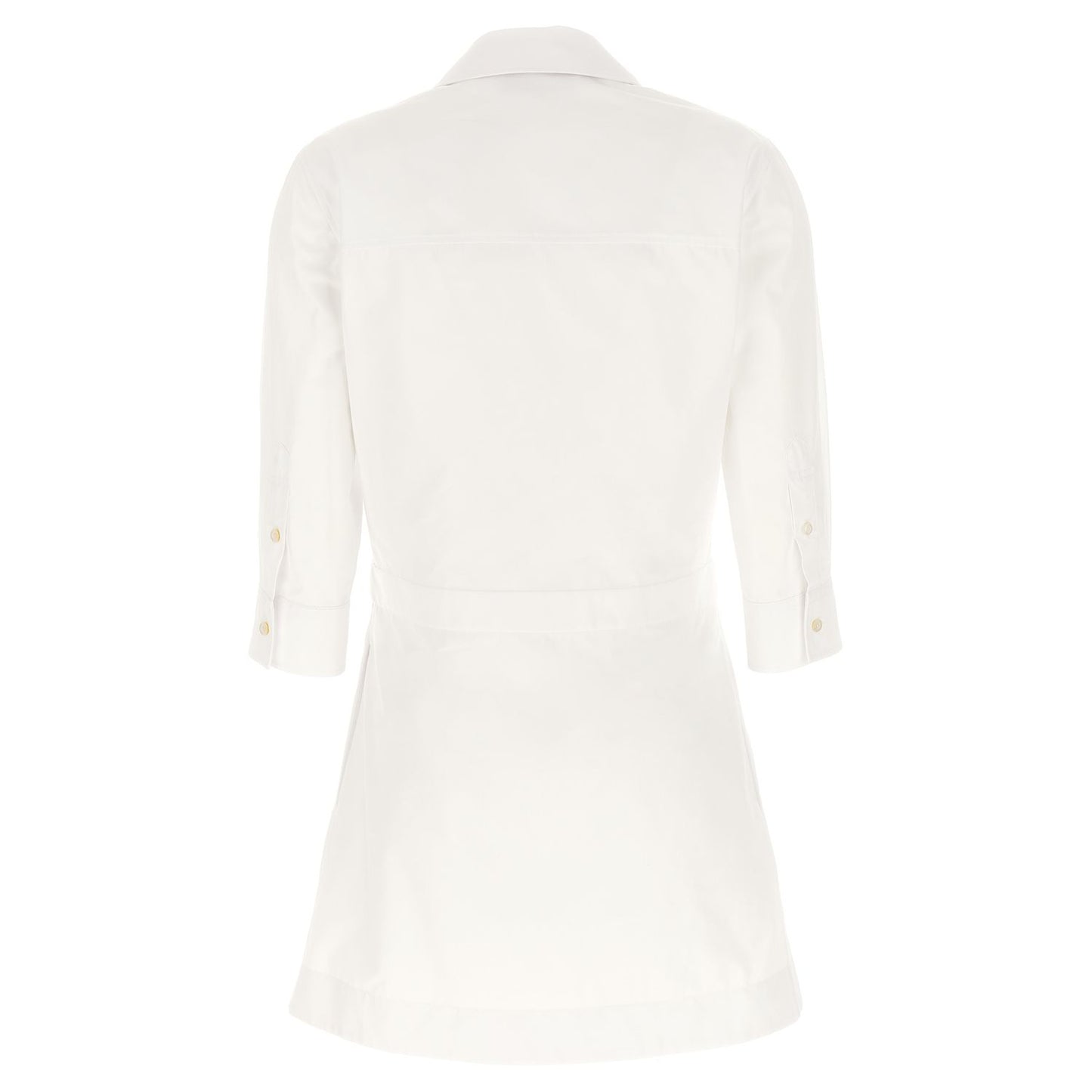 Gucci White Cotton Short Dress
