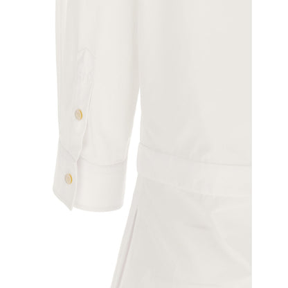 Gucci White Cotton Short Dress