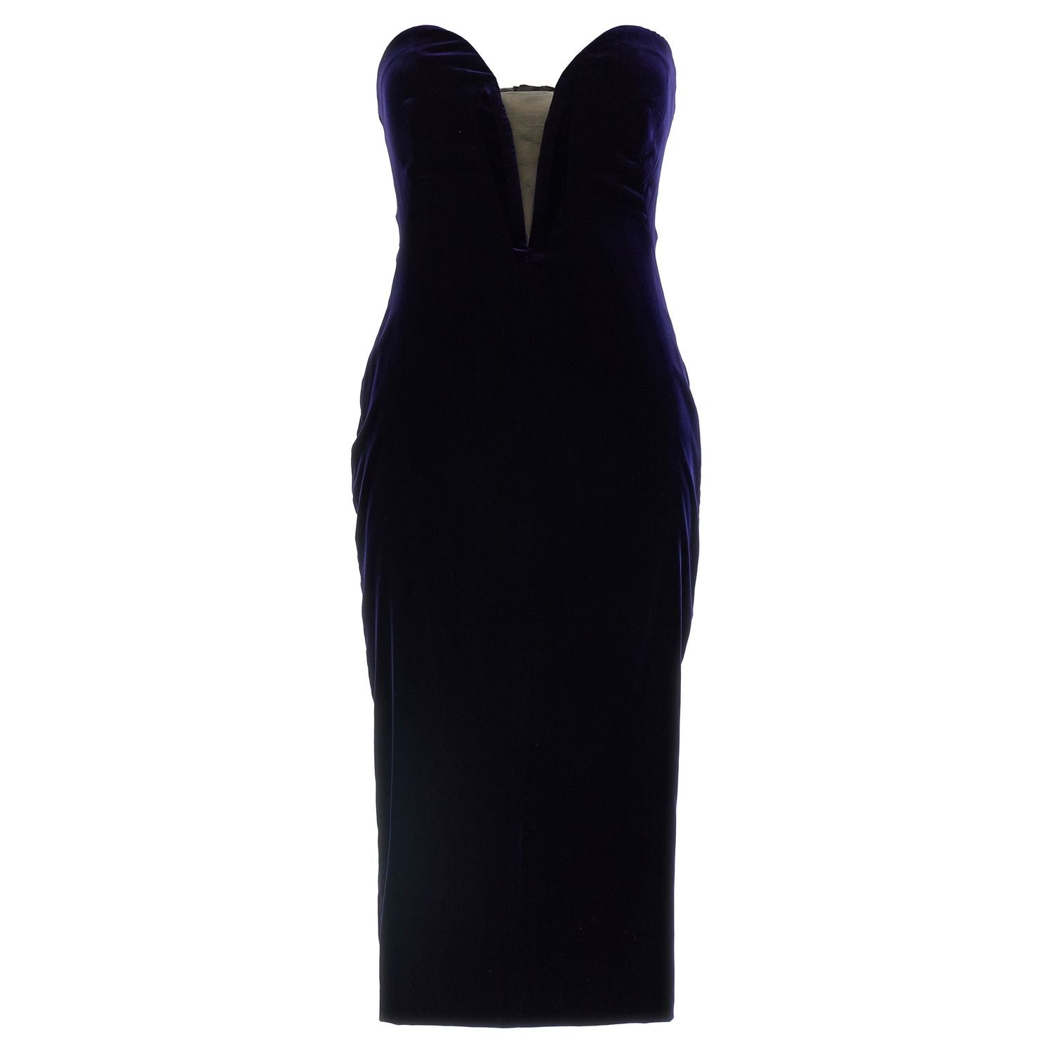 Tom Ford Blue Viscose Midi Dress