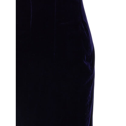 Tom Ford Blue Viscose Midi Dress