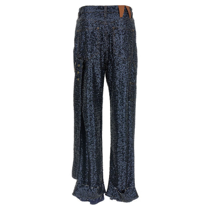 Darkpark Blue Cotton Jeans Denim