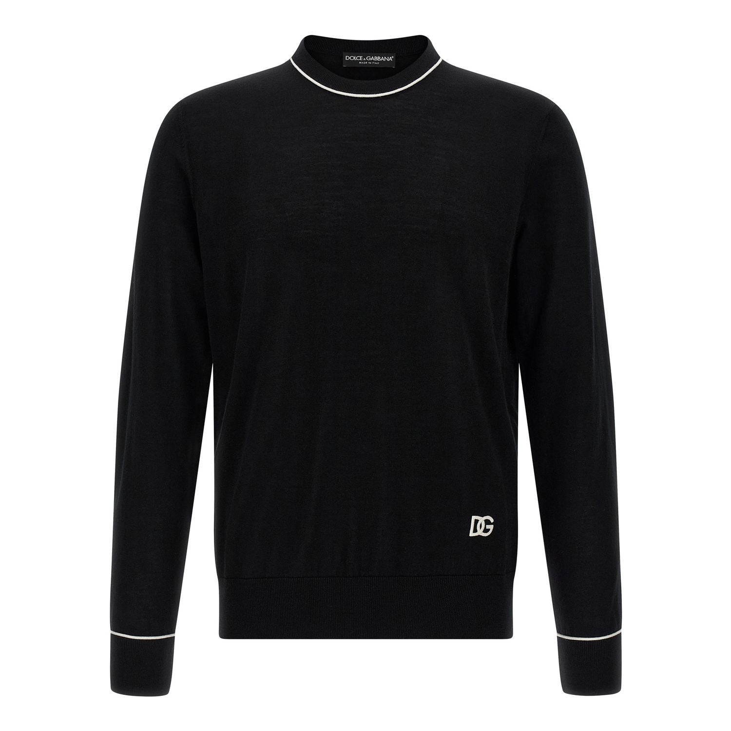 Dolce & Gabbana Black Marabou Cardigan