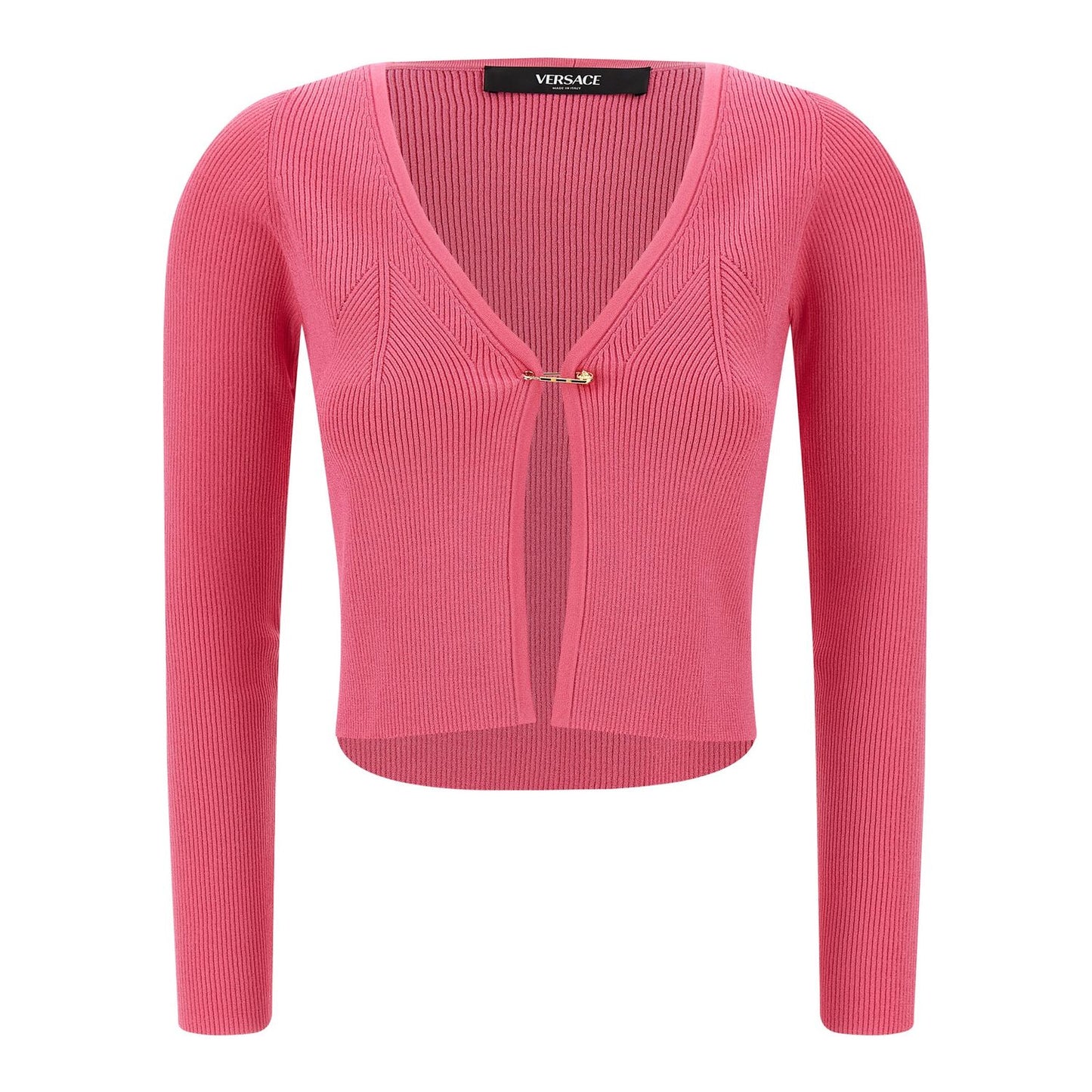 Versace Fuchsia Viscose Cardigan