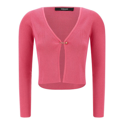 Versace Fuchsia Viscose Cardigan