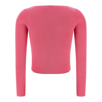 Versace Fuchsia Viscose Cardigan
