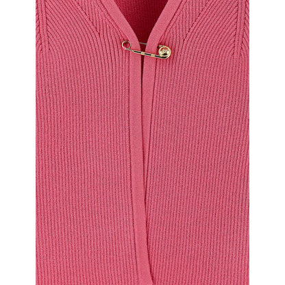 Versace Fuchsia Viscose Cardigan