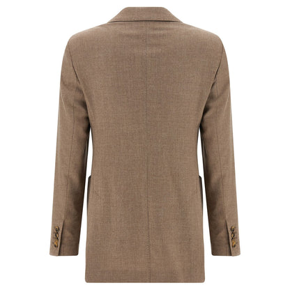 Max Mara Beige Cashmere Blazer