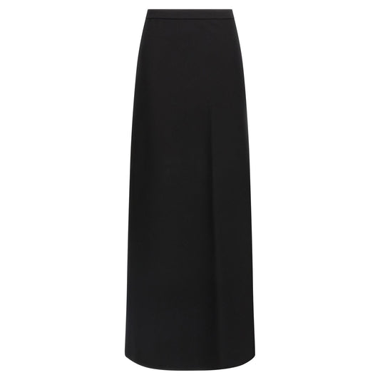 Max Mara Black Viscose Mini Skirt