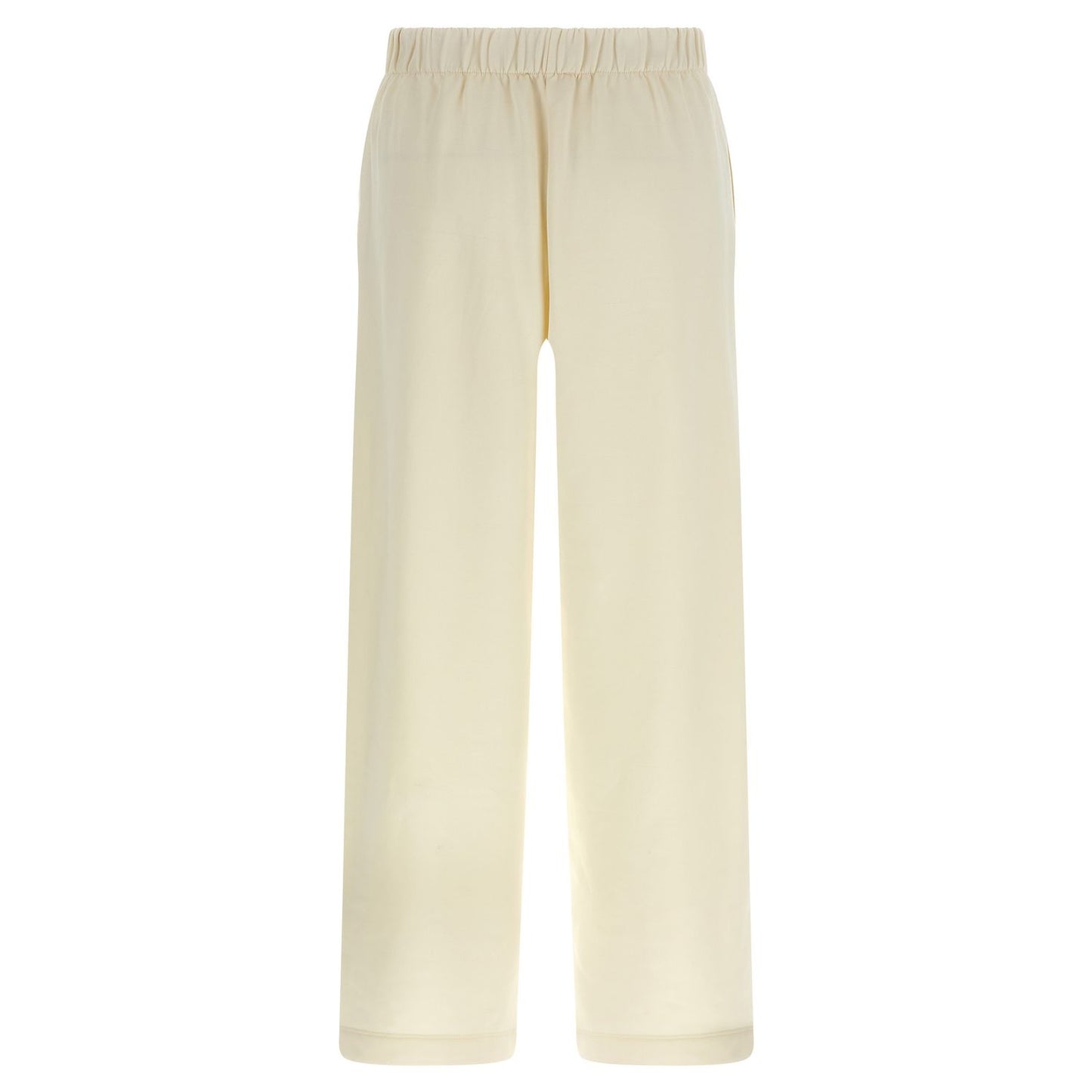 Max Mara White Silk Casual Pants