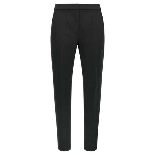 Max Mara Black Viscose Casual Pants