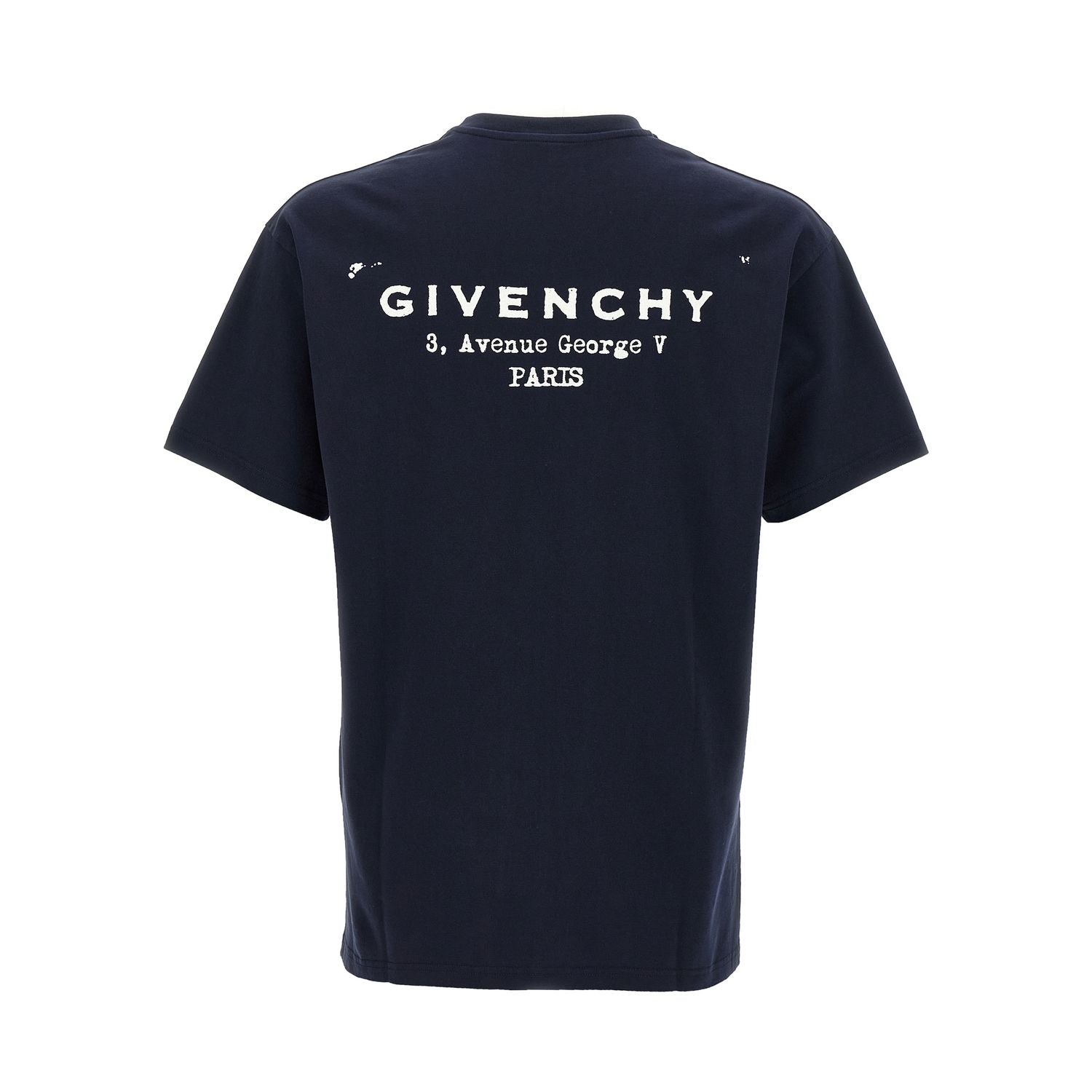 Givenchy Blue Cotton T-Shirt