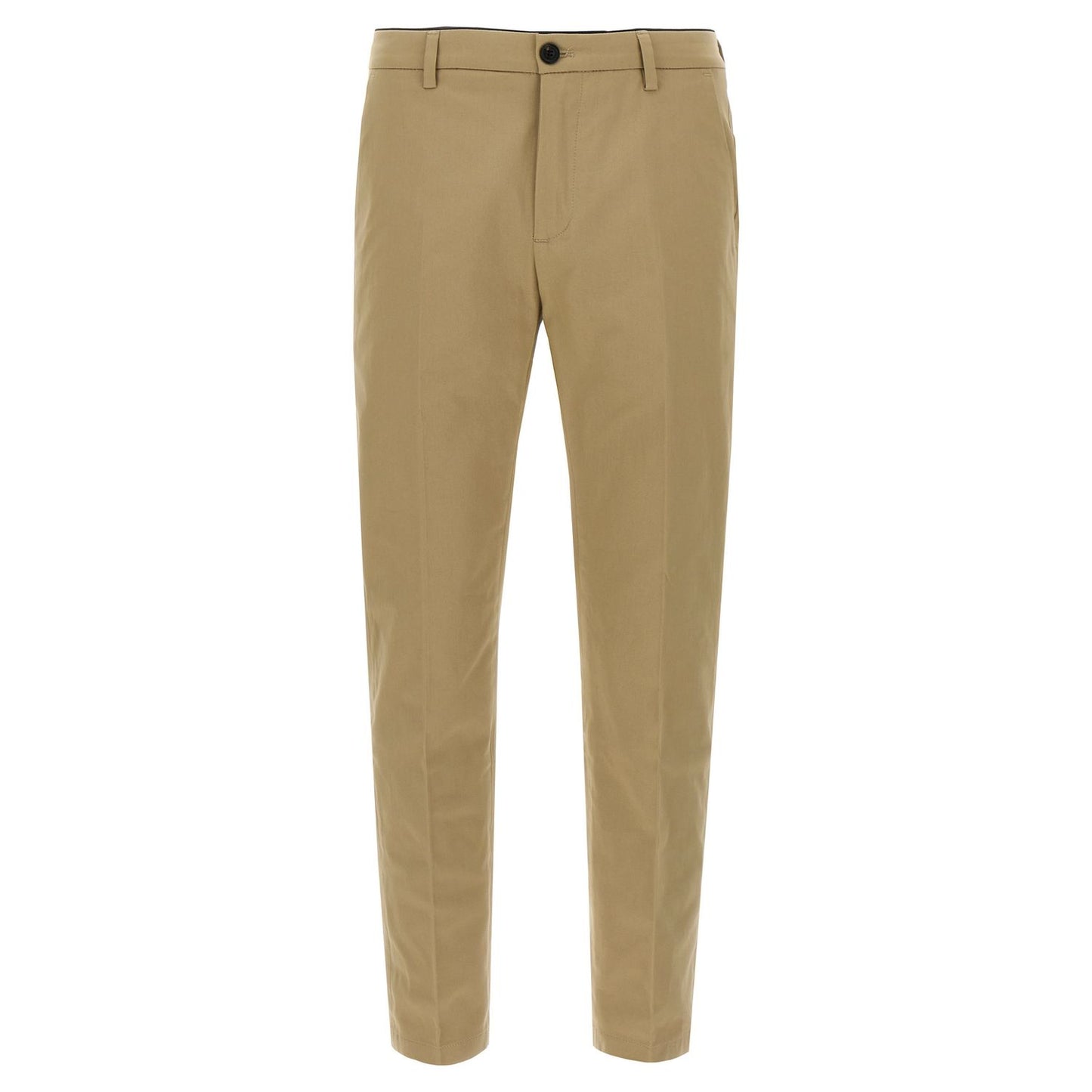 Department 5 Beige Cotton Cropped Pants