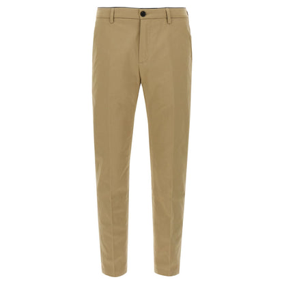 Department 5 Beige Cotton Cropped Pants