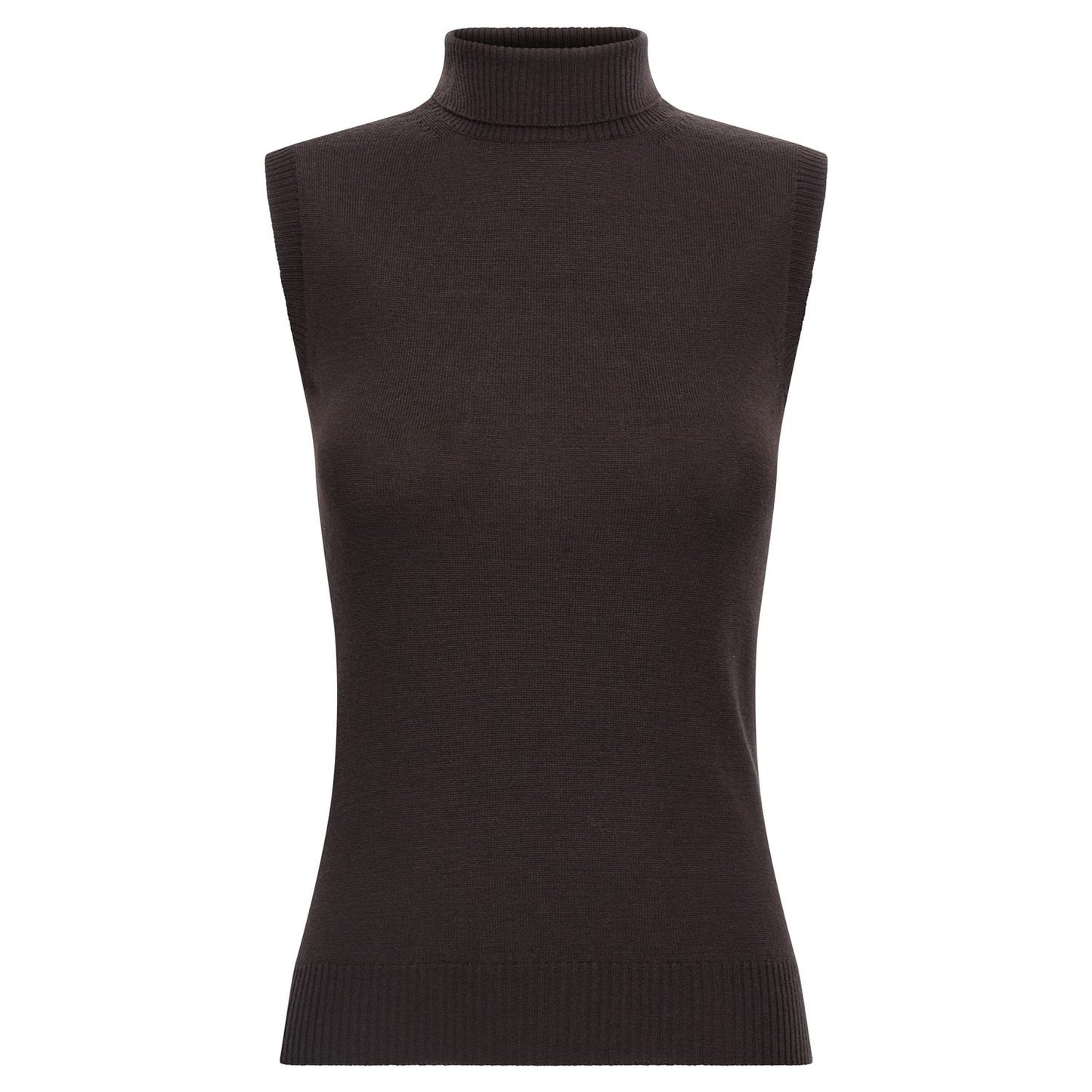 Sportmax Brown Virgin Wool Cardigan