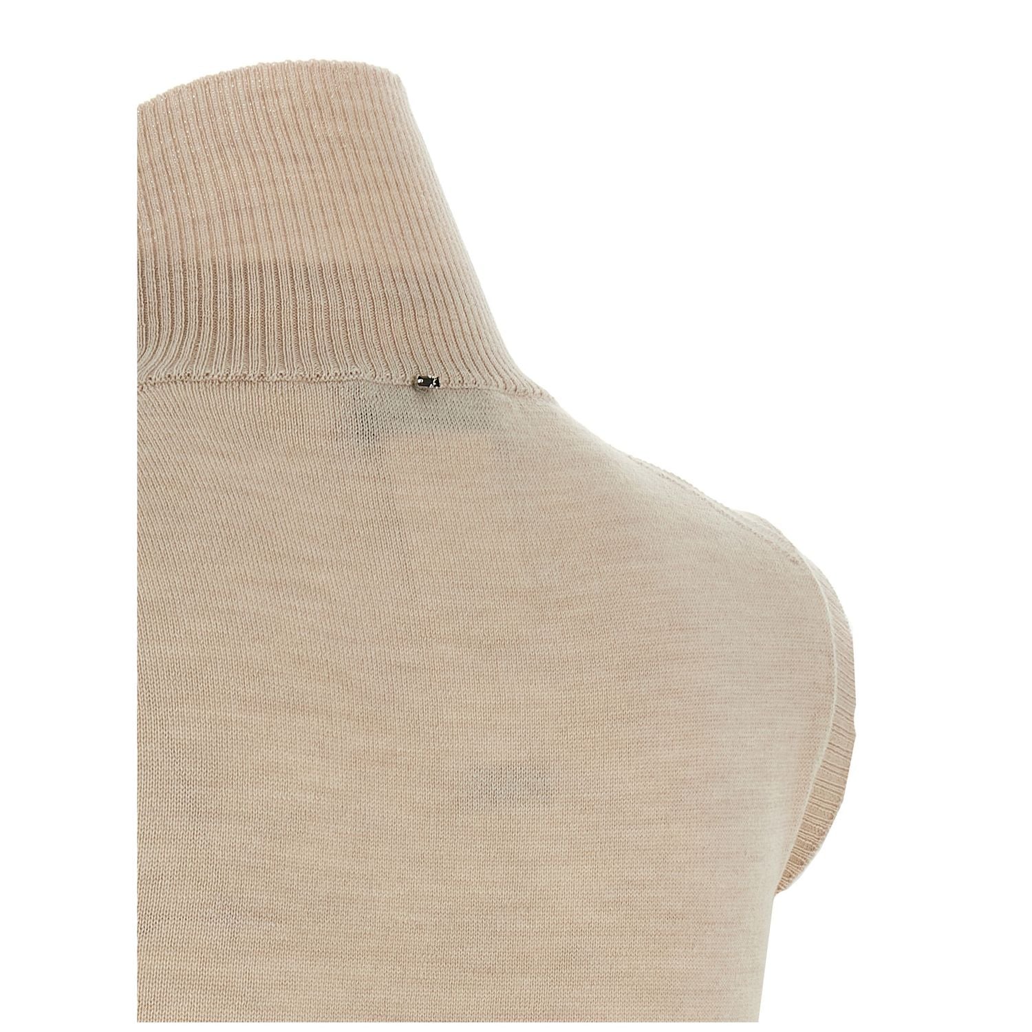 Sportmax Beige Virgin Wool Cardigan