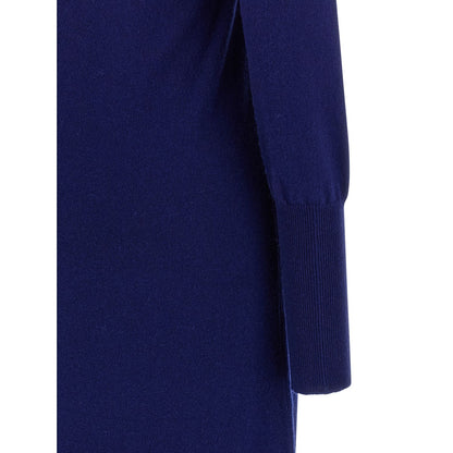 Tom Ford Blue Cashmere Long Dress