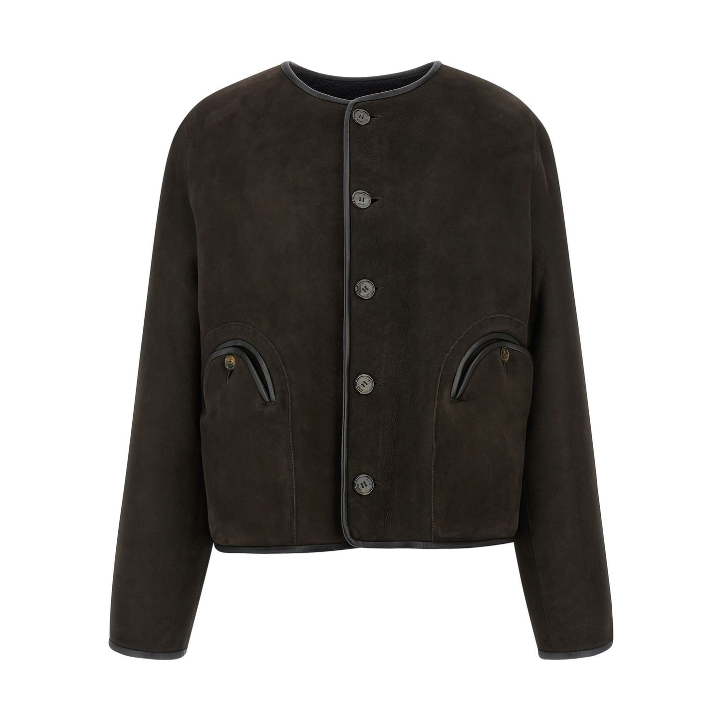 Blazé Milano Black Lamb Leather Shell Jacket