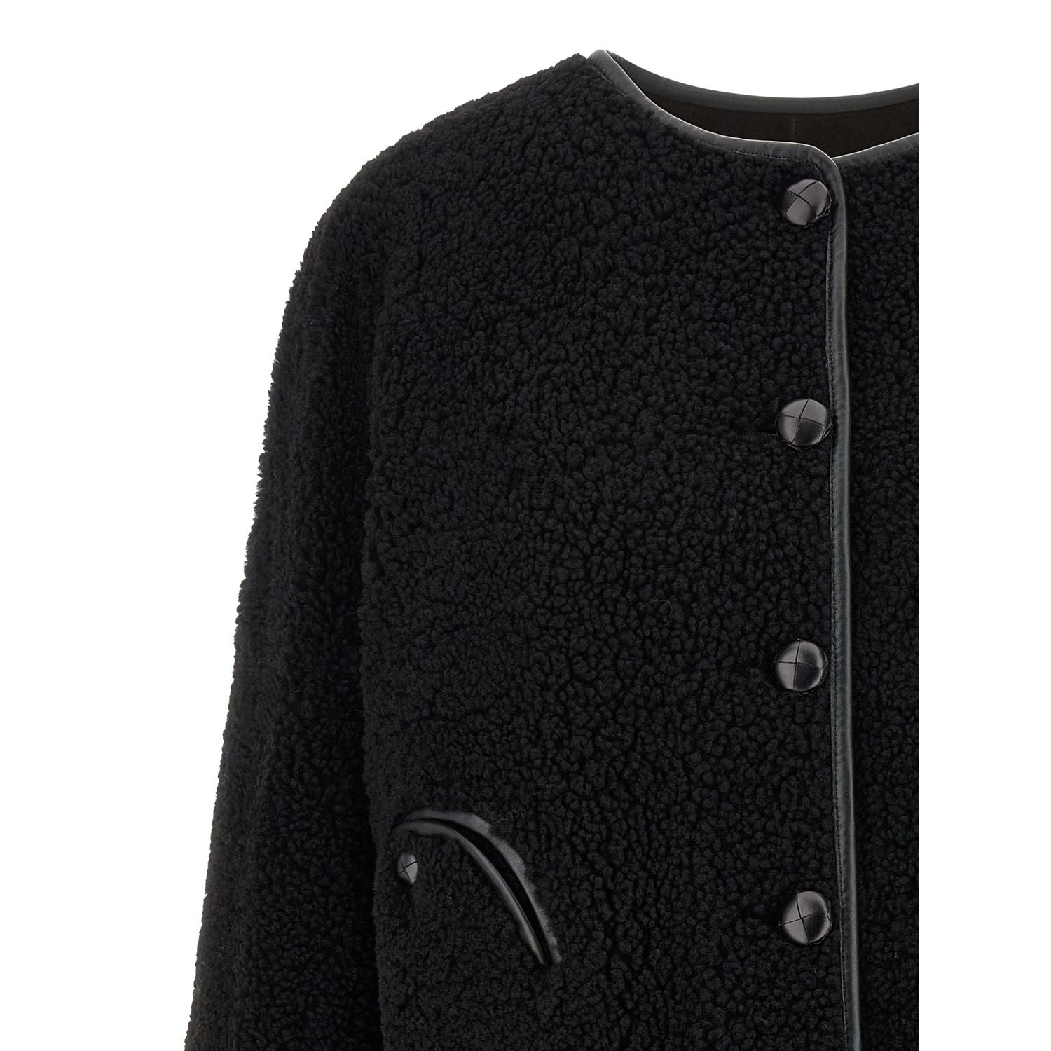 Blazé Milano Black Lamb Leather Shell Jacket