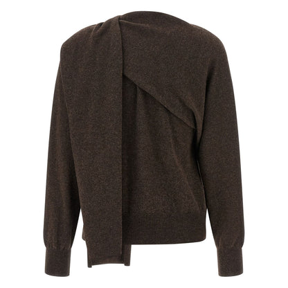 Ferragamo Brown Cashmere Cardigan
