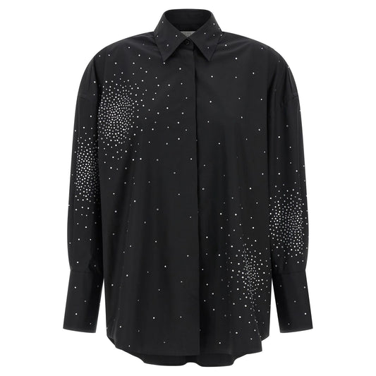 Giuseppe Di Morabito Black Cotton Blouse