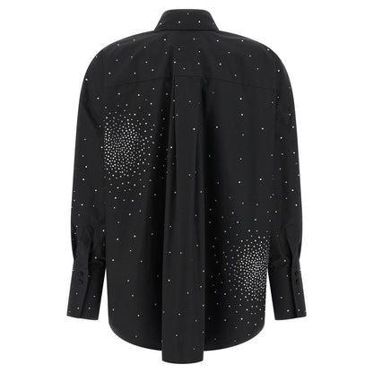 Giuseppe Di Morabito Black Cotton Blouse