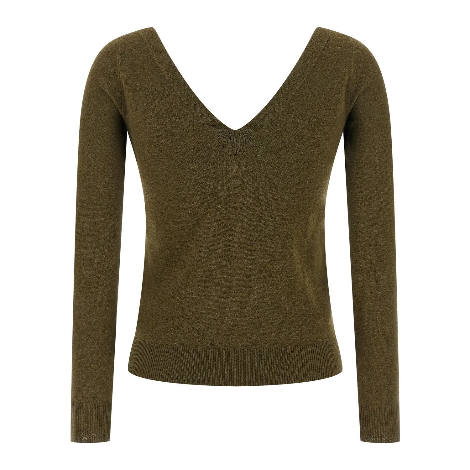 Saint Laurent Bicolor Cashmere Cardigan