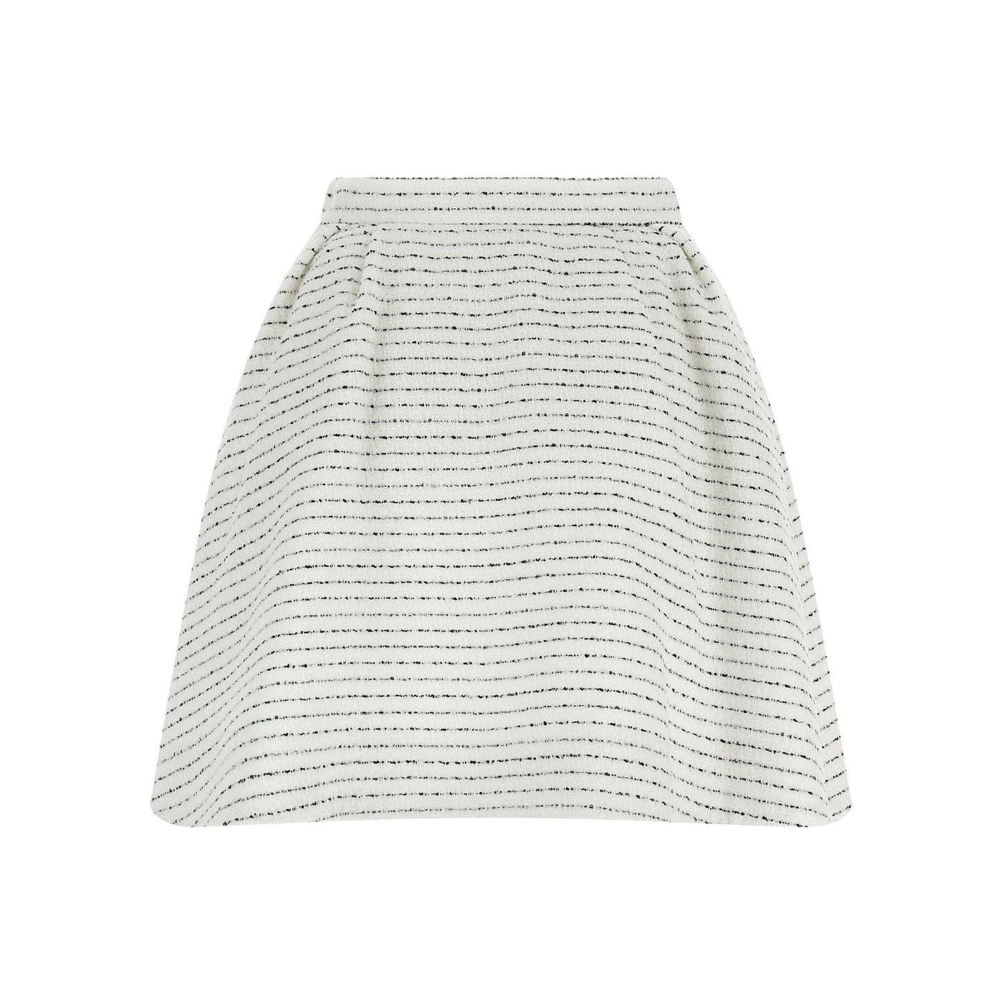 Alessandra Rich White Polyamide Long Skirt