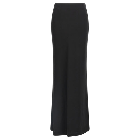 Alessandra Rich Black Virgin Wool Mini Skirt