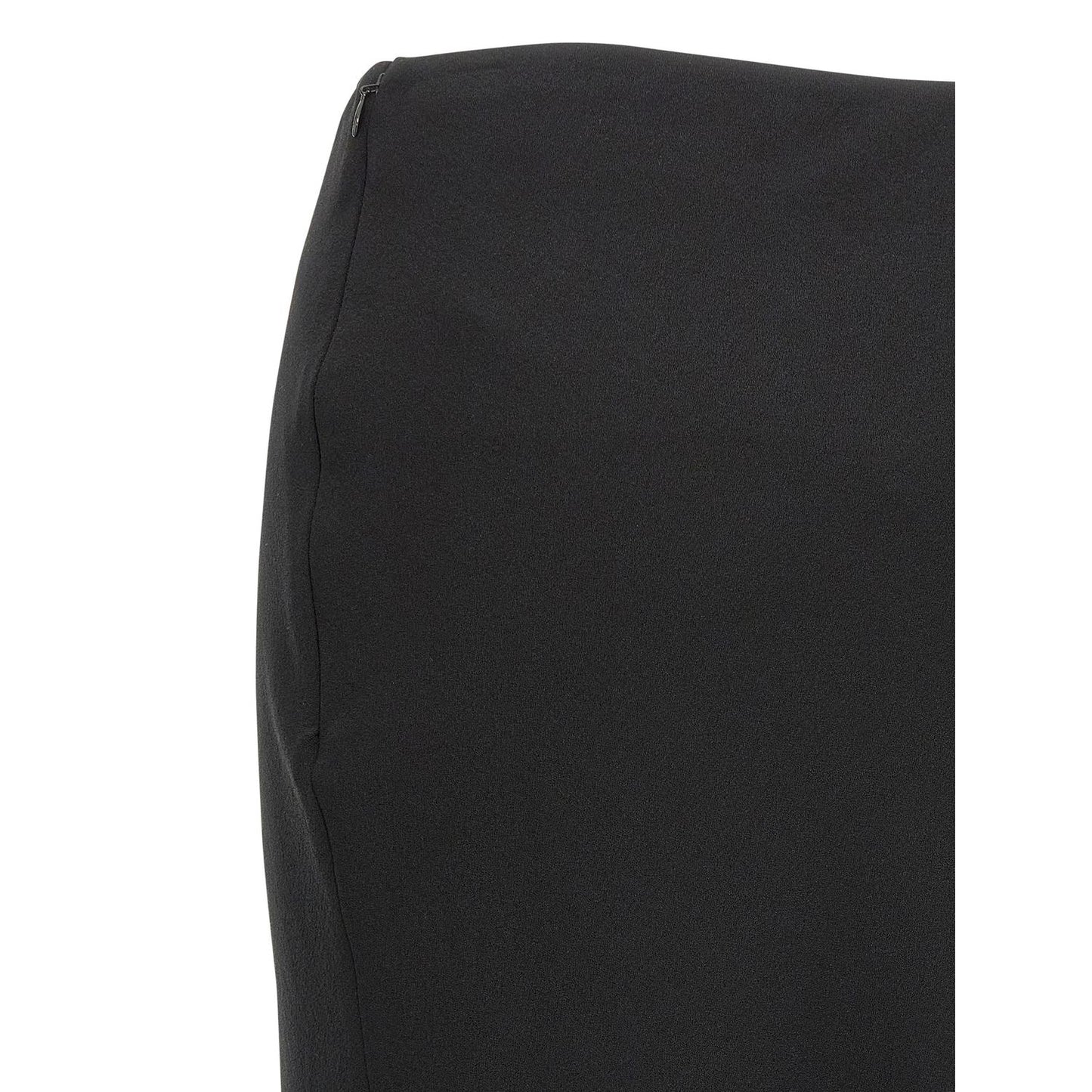 Alessandra Rich Black Virgin Wool Mini Skirt