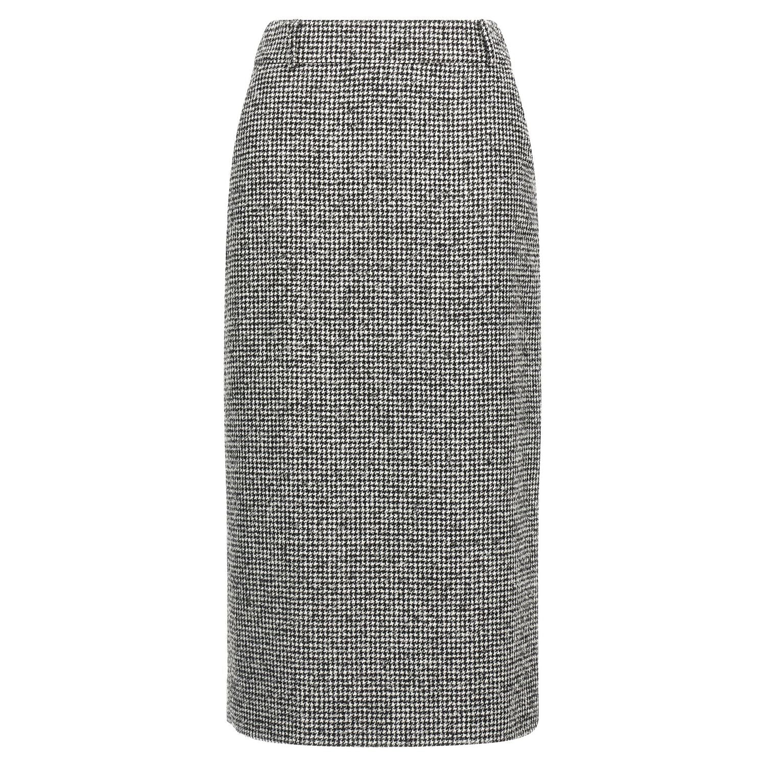 Ermanno Scervino Bicolor Wool Midi Skirt