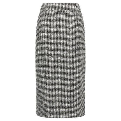 Ermanno Scervino Bicolor Wool Midi Skirt