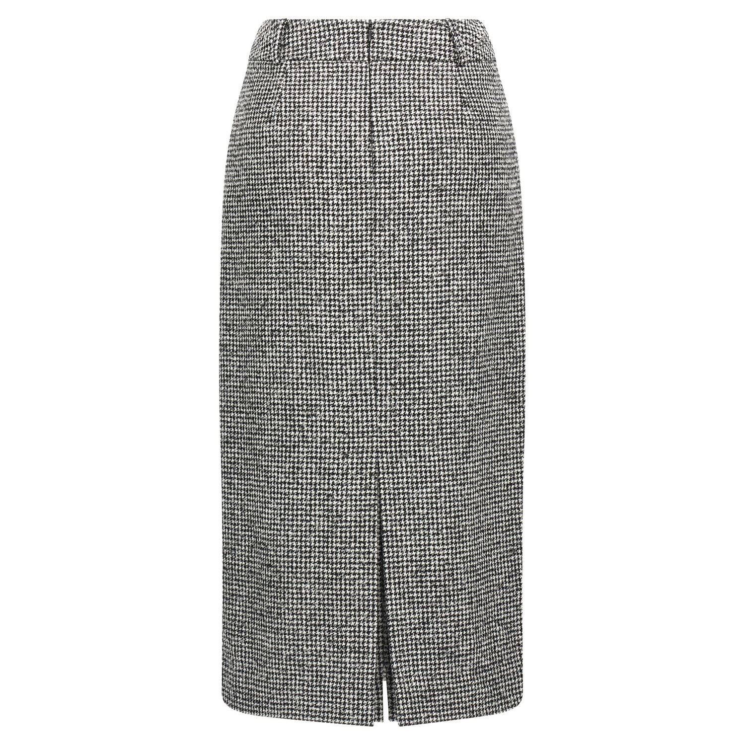 Ermanno Scervino Bicolor Wool Midi Skirt
