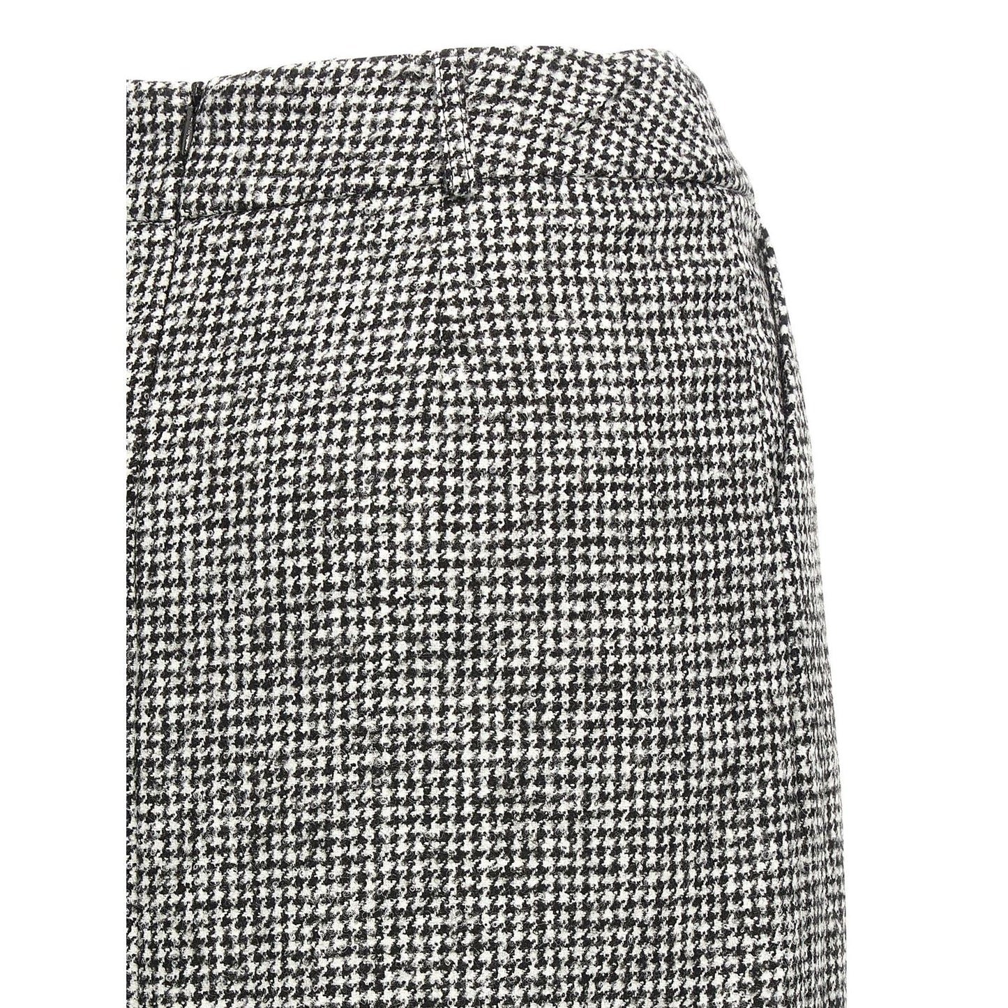 Ermanno Scervino Bicolor Wool Midi Skirt