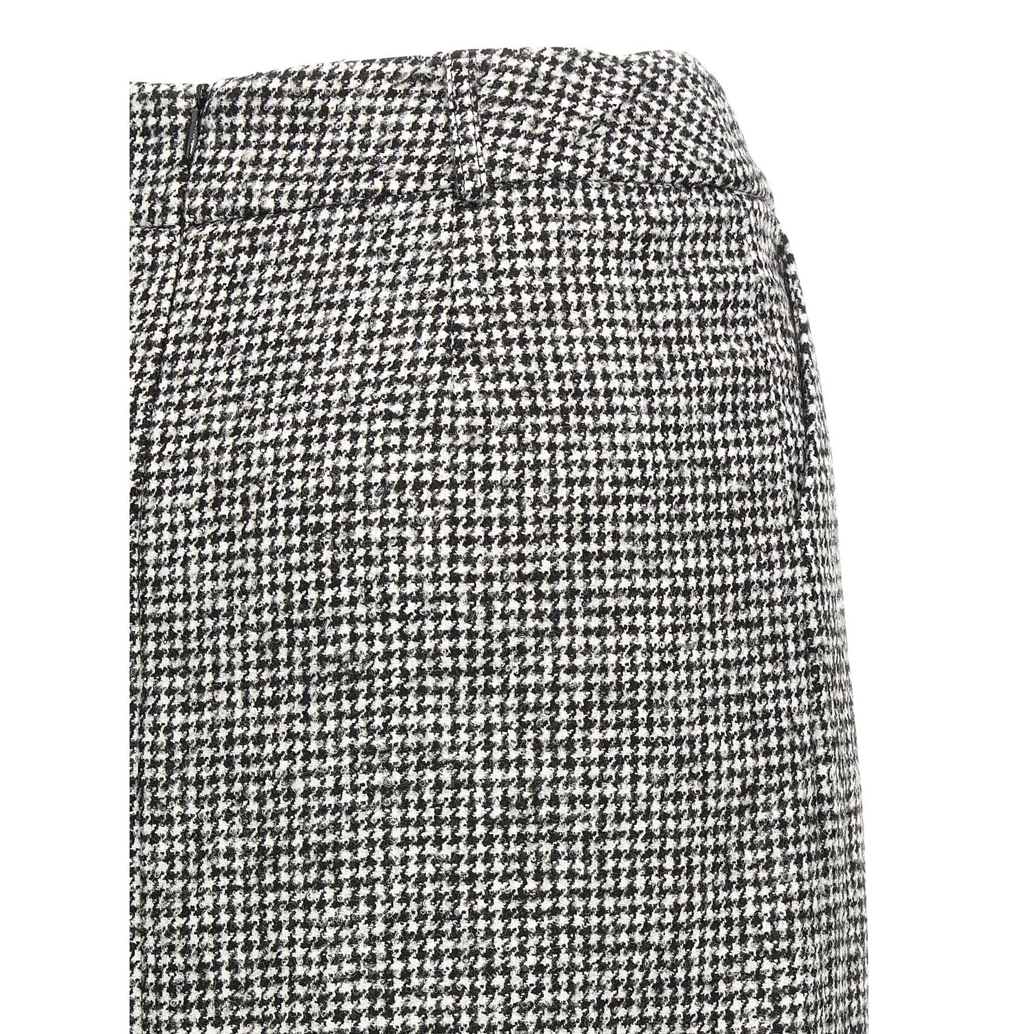 Ermanno Scervino Bicolor Wool Midi Skirt