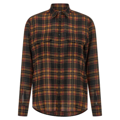 Saint Laurent Multicolor Wool Blouse