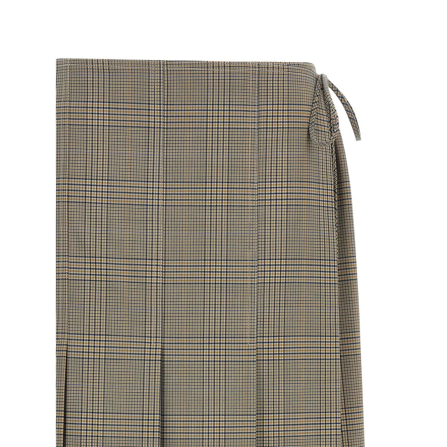 Marni Gray Polyester Midi Skirt