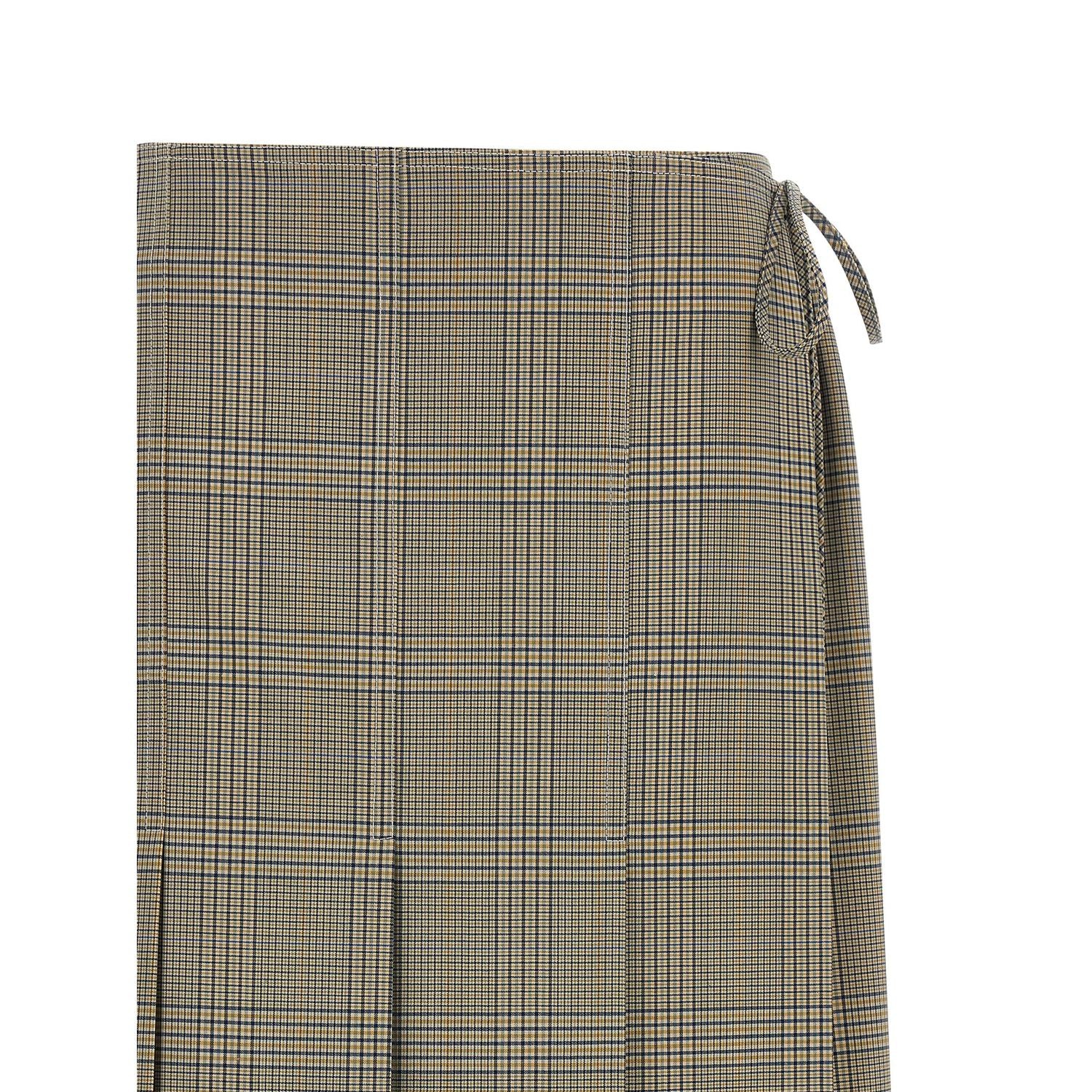 Marni Gray Polyester Midi Skirt