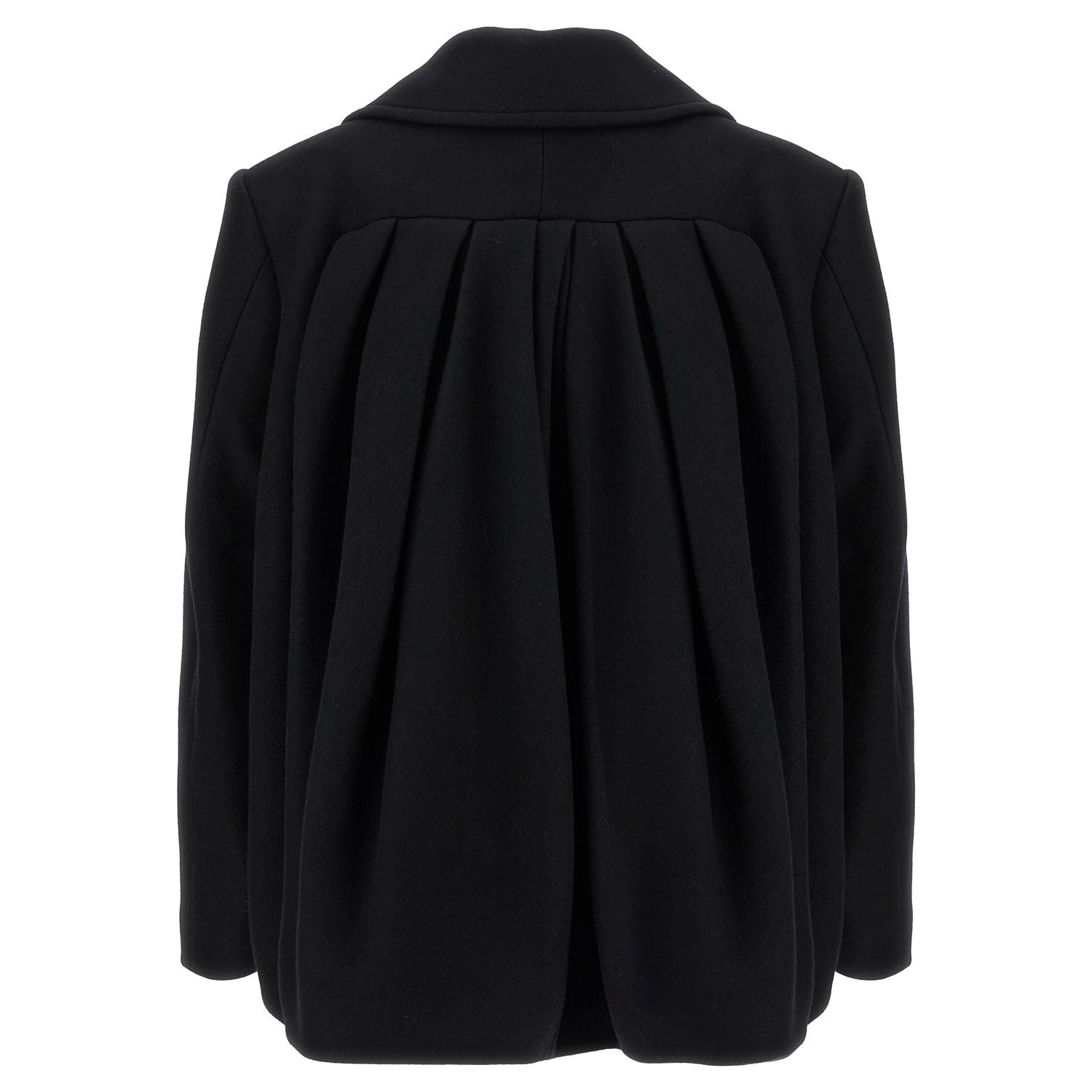 Dries Van Noten Black Wool Coat
