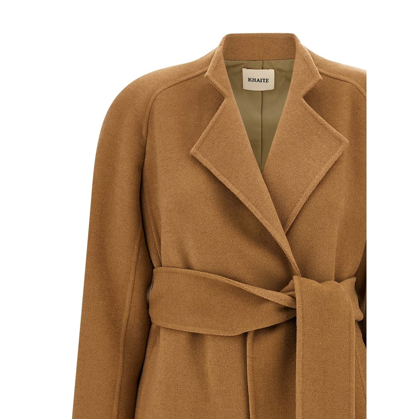 Khaite Brown Wool Coat