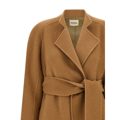 Khaite Brown Wool Coat