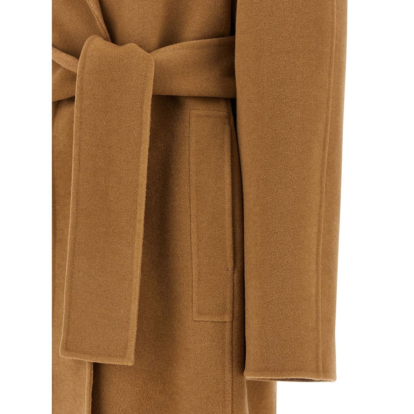 Khaite Brown Wool Coat