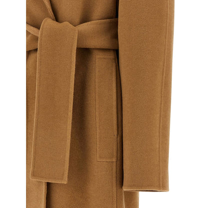 Khaite Brown Wool Coat