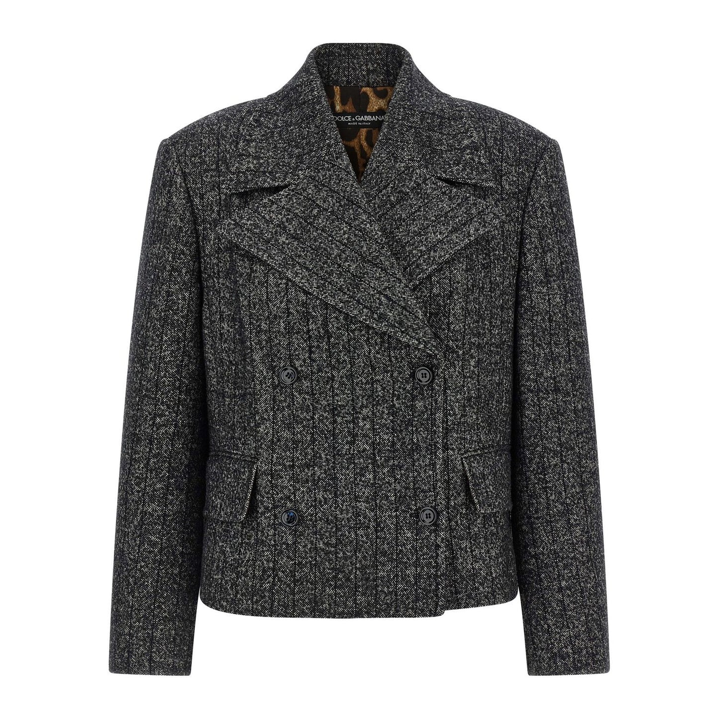 Dolce & Gabbana Bicolor Elastane Blazer